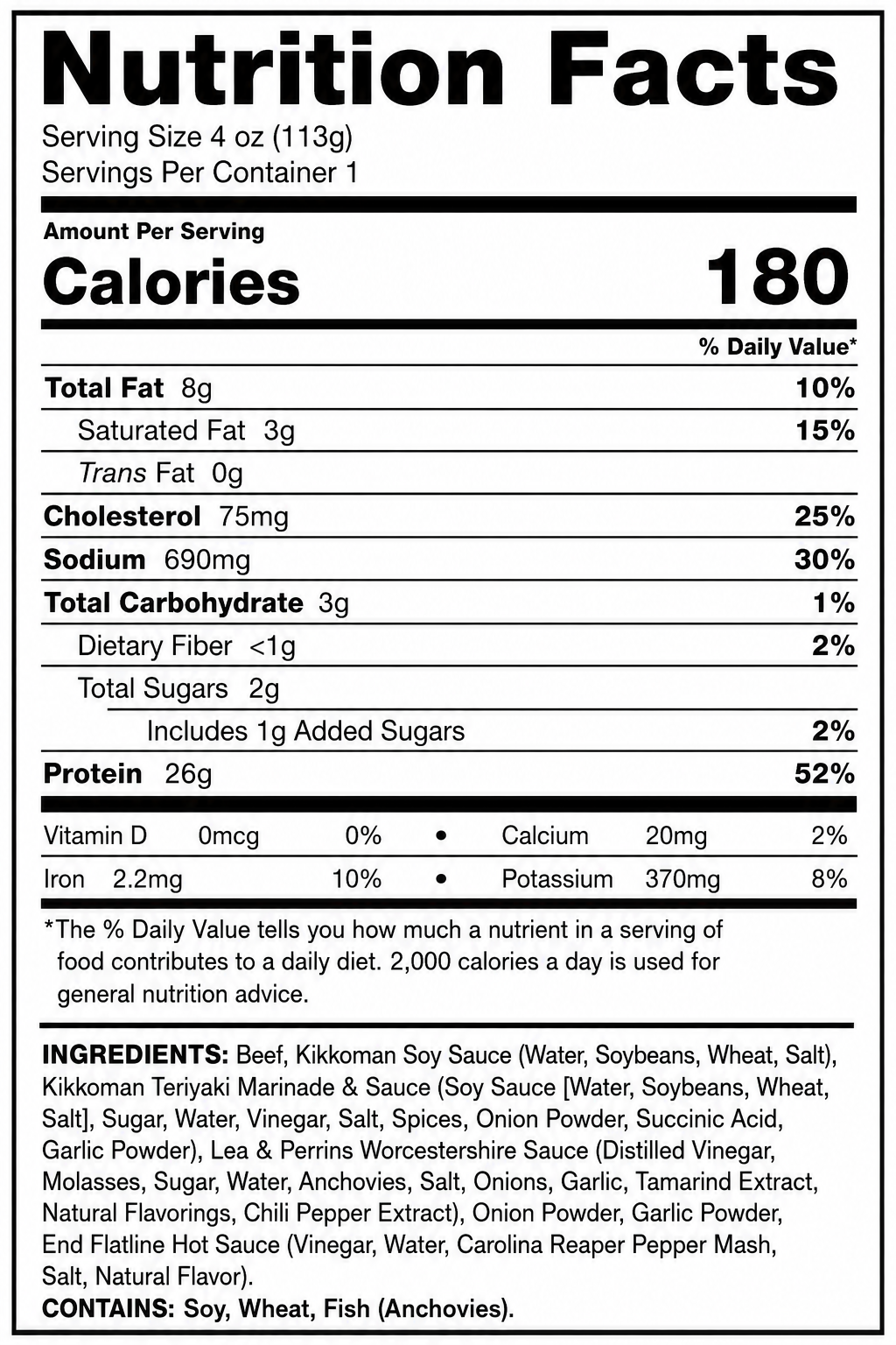 Spicy Teriyaki