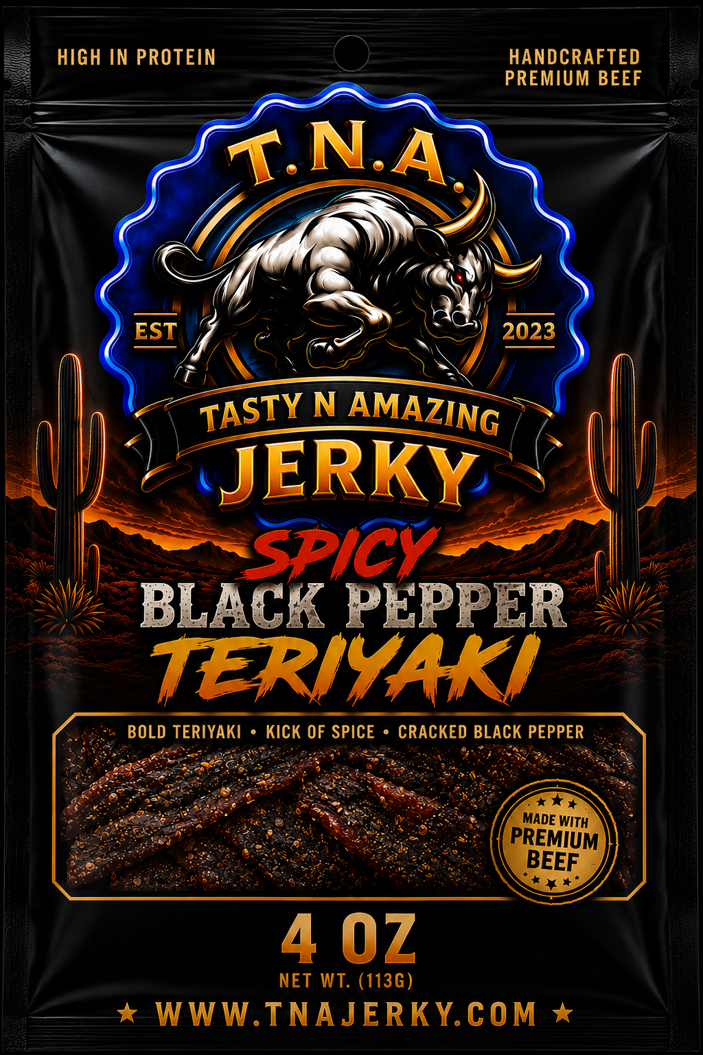 Spicy Black Pepper Teriyaki