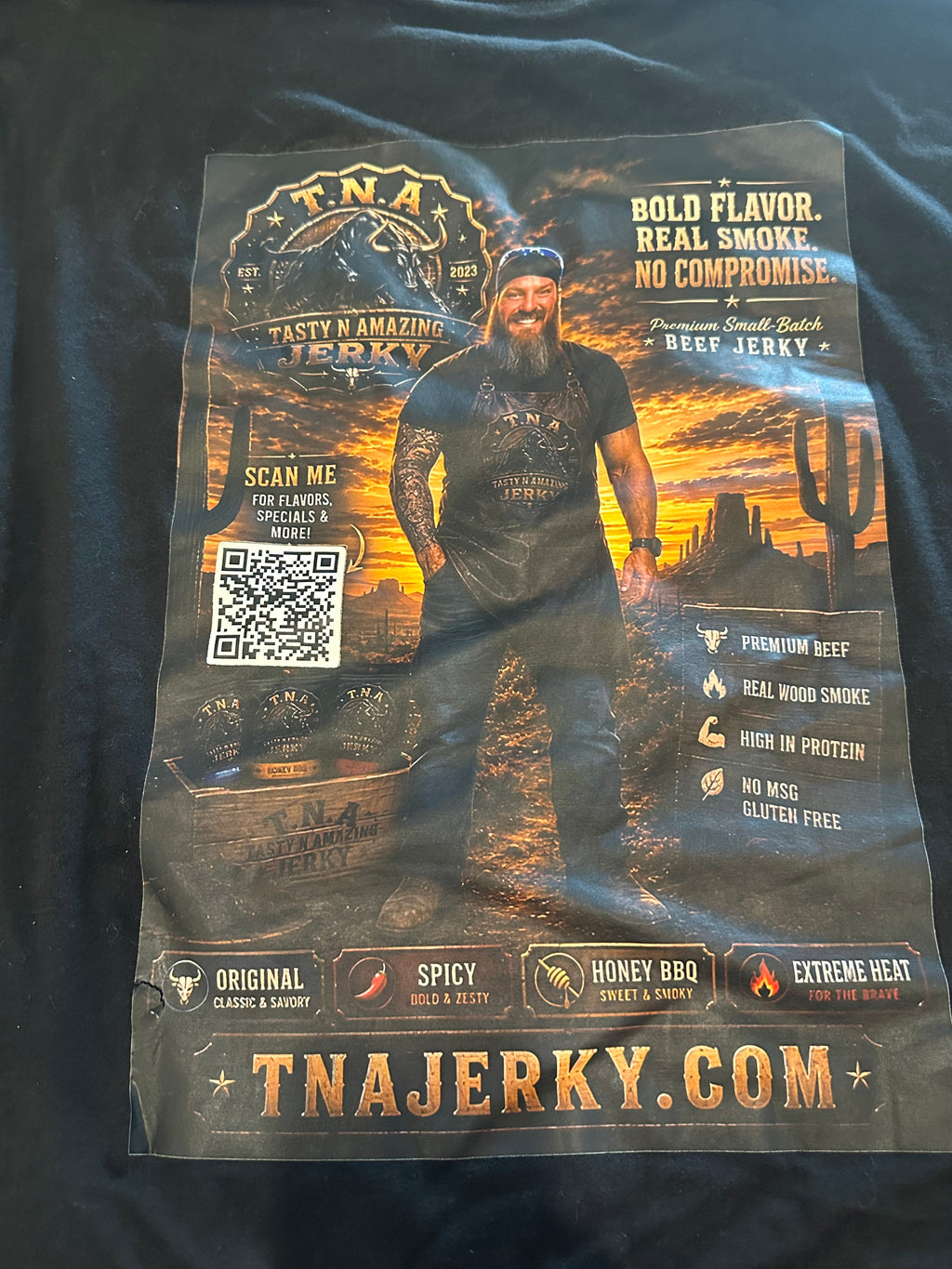 TNA Jerky Signature Tshirt  - Founder and Farmers market