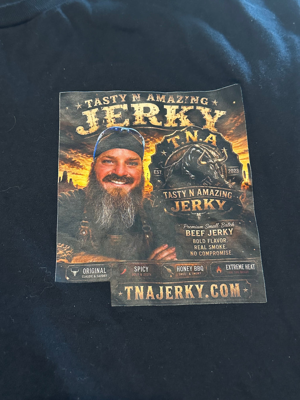 TNA Jerky Signature Tshirt  - Founder and Farmers market